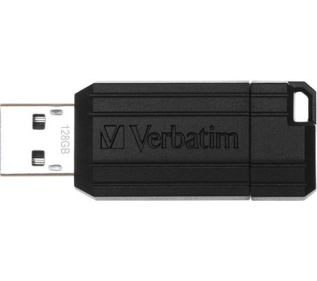 Verbatim Store N Go Pinstripe USB 2.0 Drive 128GB Black 49071