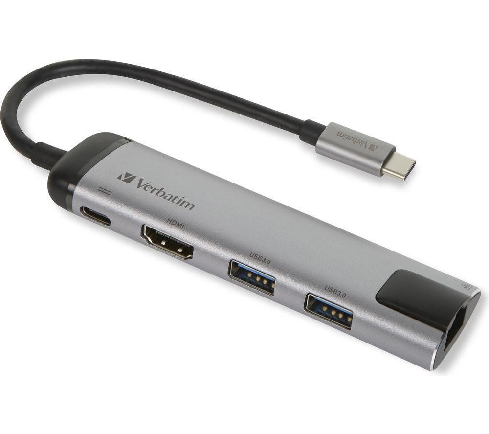 VERBATIM 49141 5-port USB Type-C Hub - Image 1