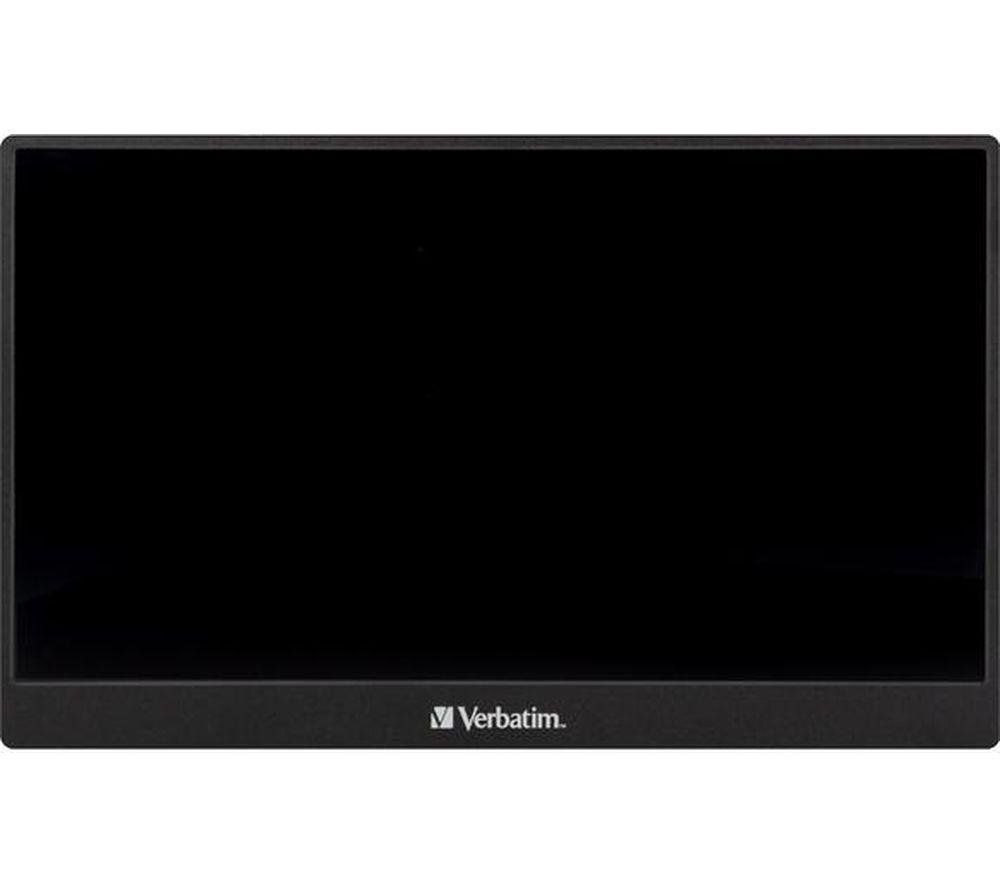VERBATIM PM-14 Full HD 14" IPS LCD Portable Monitor - Black, Black - Image 1
