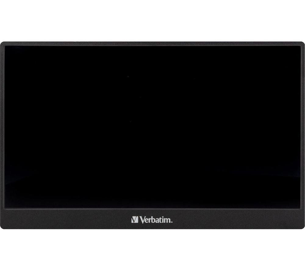 VERBATIM PMT-15 Full HD 15.6" LED TFT Portable Monitor - Black, Black - Image 1