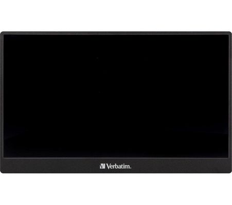VERBATIM PMT-15 Full HD 15.6" LED TFT Portable Monitor - Black, Black