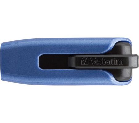 VERBATIM Store 'n' Go V3 Max USB 3.0 Memory Stick - 128 GB, Blue, Blue,Black