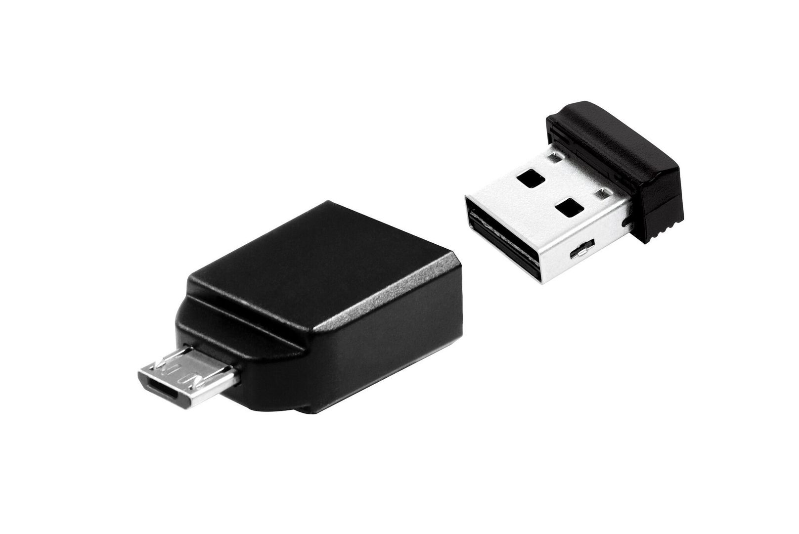 Verbatim Nano - USB 2.0 Drive Drive con Adattatore Micro USB da 32 GB - Black - Image 1