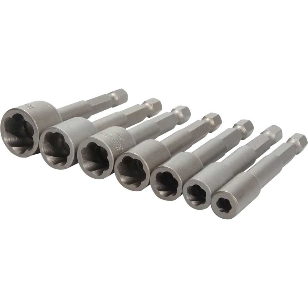 Irwin 7 Piece Power Grip Screw Extractor Set - Image 1