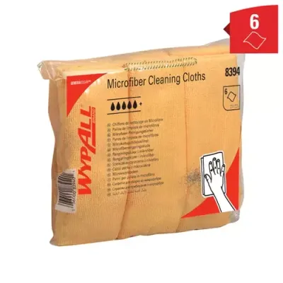 WypAll 8394 cleaning cloth Microfibre Yellow 6 pc(s)
