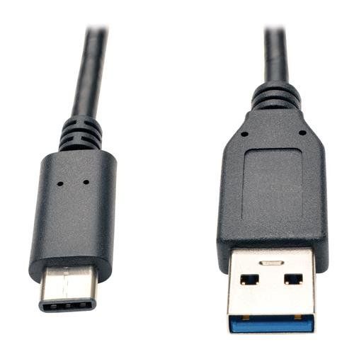 Tripp Lite U428-003-G2 USB-C to USB-A Cable (M/M), USB 3.2 Gen 2 (10 Gbps), Thunderbolt 3 Compatible, 3 ft. (0.91 m) - Image 1