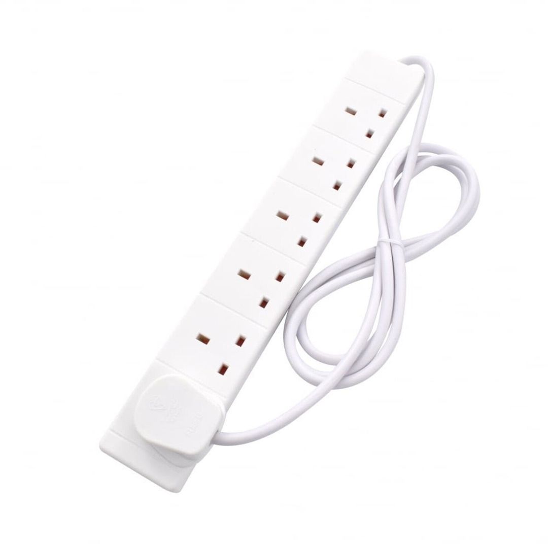 Target ELEC6WAY2M power extension 2 m 6 AC outlet(s) Indoor White - Image 1