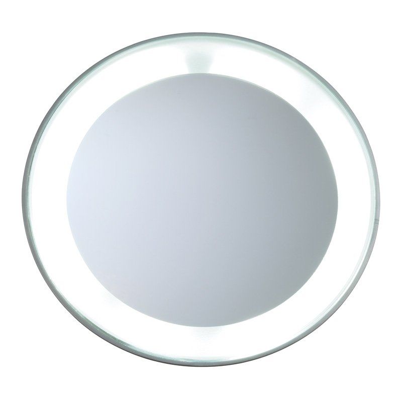 Tweezerman Women's Led 15x Mini Mirror in Silver - Image 1