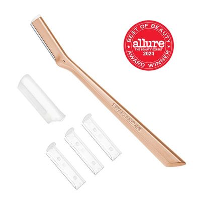 Tweezerman Facial Razor in Rose Gold