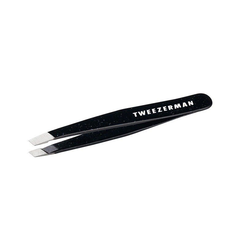 Tweezerman Mini Slant Tweezer - Dusted Onyx - Image 1