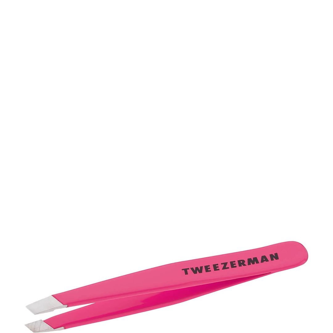 Tweezerman Mini Slant Tweezer - Flamingo Pink - Image 1