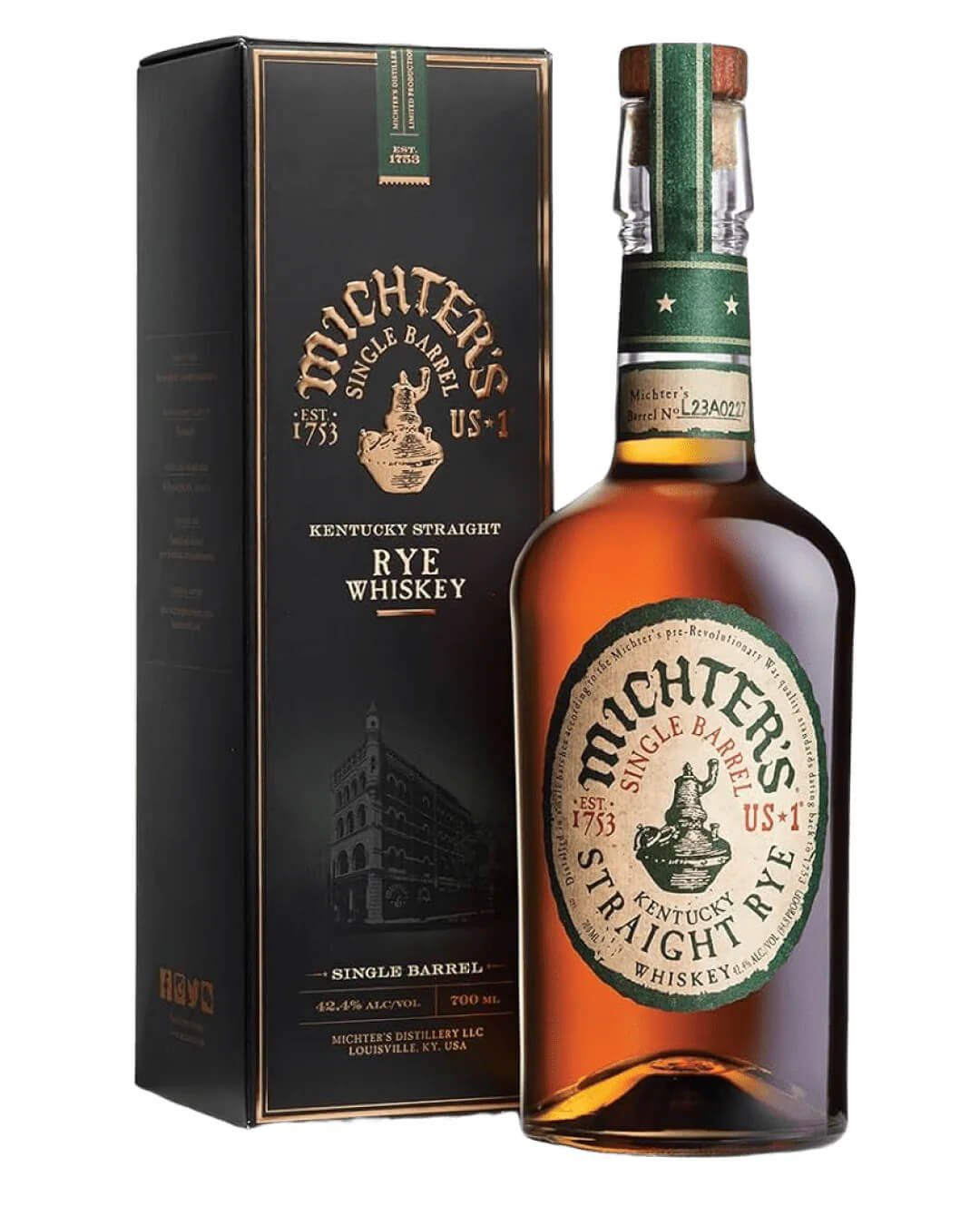 Michter's US*1 Single Barrel Straight Rye American Whiskey - Image 1