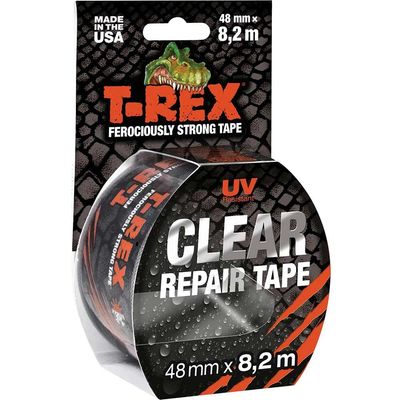 T-REX Crystal Clear UV Resistant Repair Tape Clear 48mm 8.2m