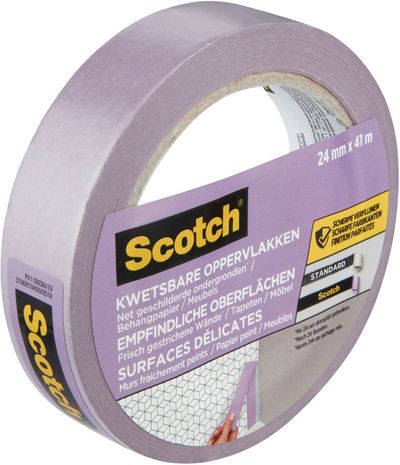 Scotch Delicate Surface Masking Tape 24mm x 41m 7100324512