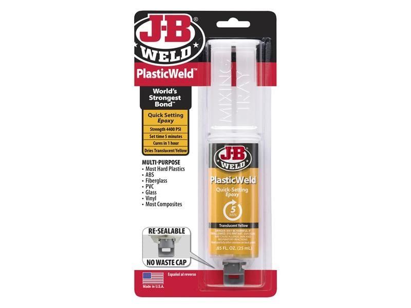 J-B Weld Plasticweld™ Epoxy Syringe 25Ml 50132UK - Image 1