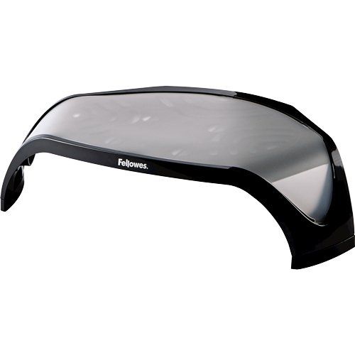 Fellowes Computer Monitor Stand with 3 Height Adjustments - Smart Suites Monitor Riser - Ergonomic Adjustable Monitor Stand for Computers - Max Weight 10KG/Max Size 21" - Black - Image 1