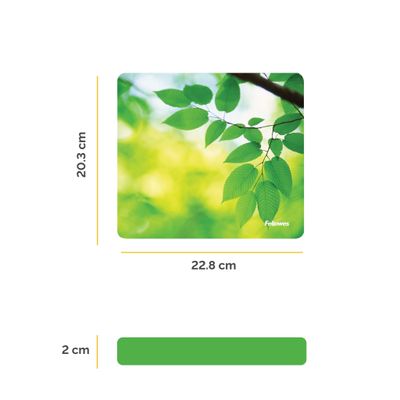 Fellowes Earth Series Mousepad Leaves - Thumbnail 2