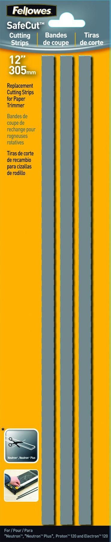 FELLOWES SafeCut Replacement A4 Cutting Strips for Paper Trimmer - Pack of 3 - Image 1