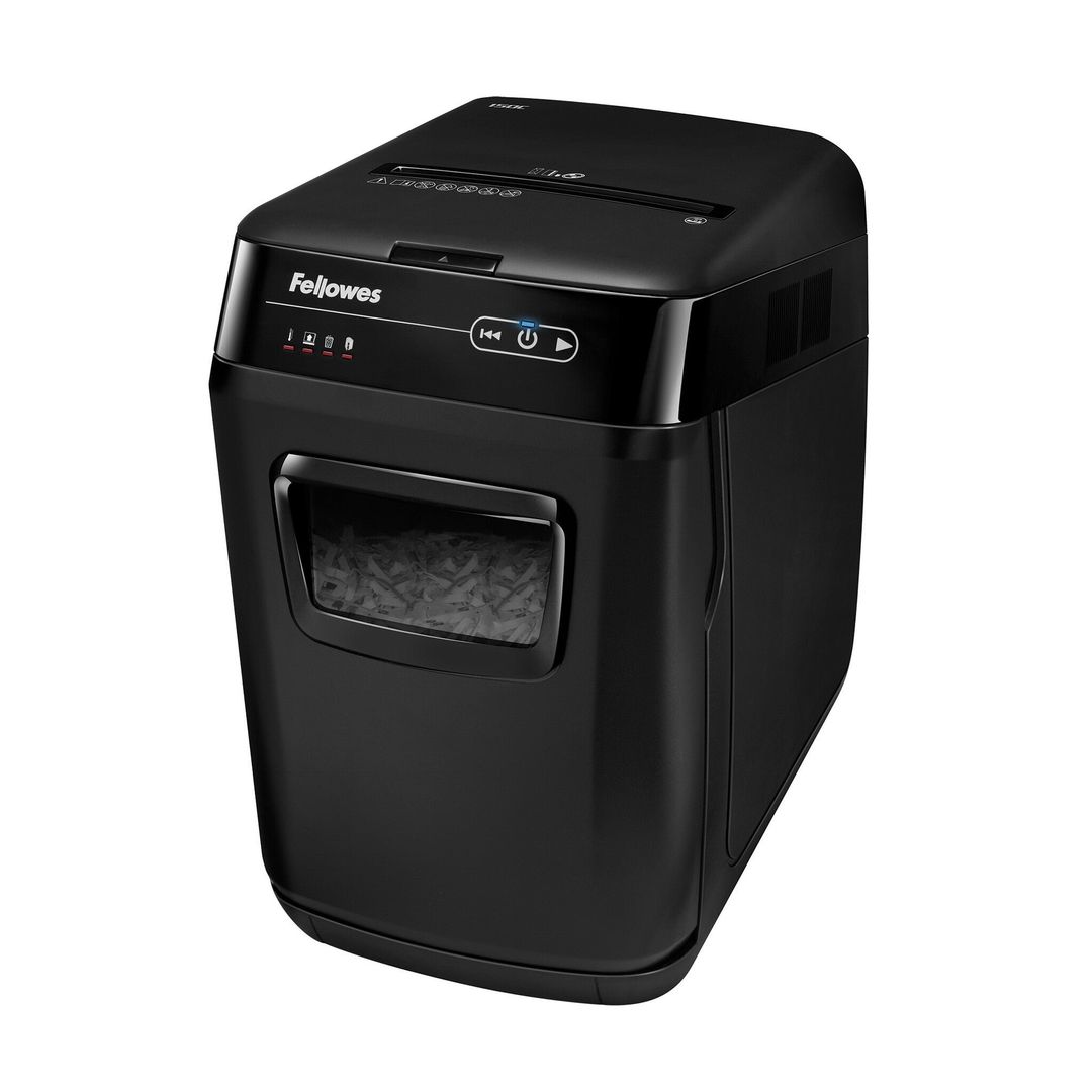 FELLOWES AutoMax 130C Cross Cut Paper Shredder - Image 1