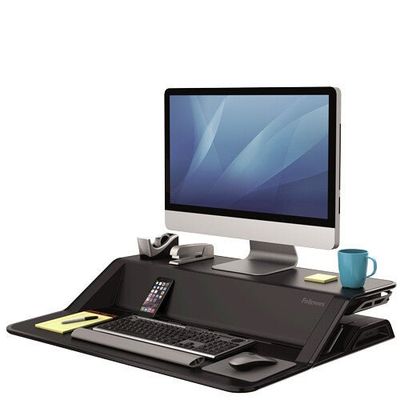 FELLOWES Lotus Sit-Stand Workstation - Black