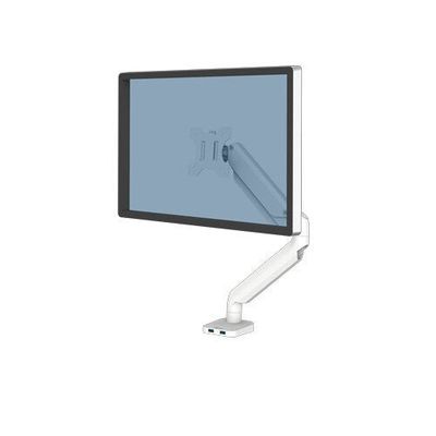 FELLOWES Platinum Series Single Arm Tilt & Swivel 27-40" Monitor Desk Mount