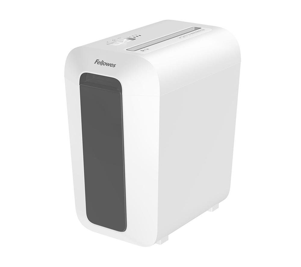 FELLOWES Powershred LX65 Cross Cut Paper Shredder - White - Image 1