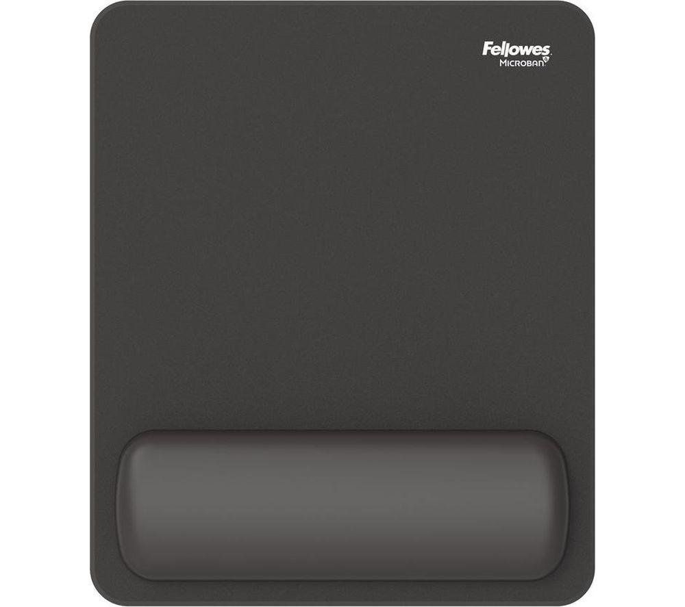 Fellowes Breyta Standard Mouse Pad Wrist Rest Black 100142555 - Image 1