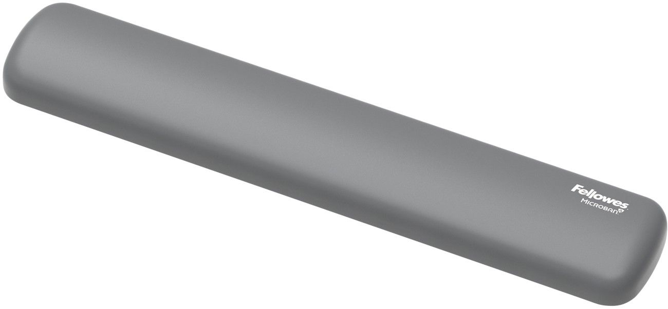 FELLOWES Breyta Keyboard Wrist Rest - Grey, Silver/Grey - Image 1