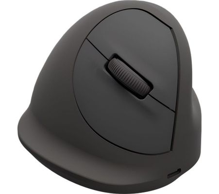 FELLOWES Breyta Plus Vertical Ergonomic Optical Mouse - Black, Small, Right-Handed, Black