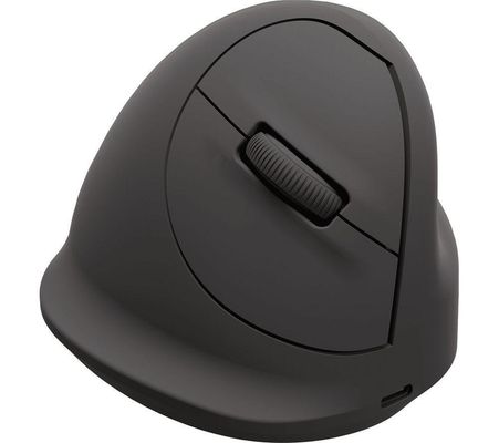 Fellowes Breyta Plus+ Vertical Ergonomic Optical Mouse - Black, Large, Right-Handed, Black