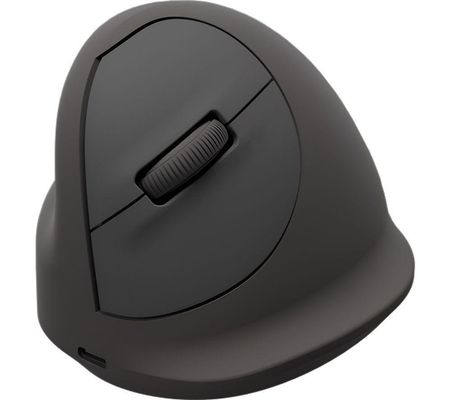 FELLOWES Breyta Plus Vertical Ergonomic Optical Mouse - Black, Medium, Left-Handed, Black