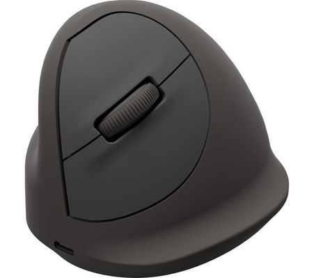 Fellowes Breyta Plus+ Vertical Ergonomic Optical Mouse - Black, Large, Left-Handed, Black
