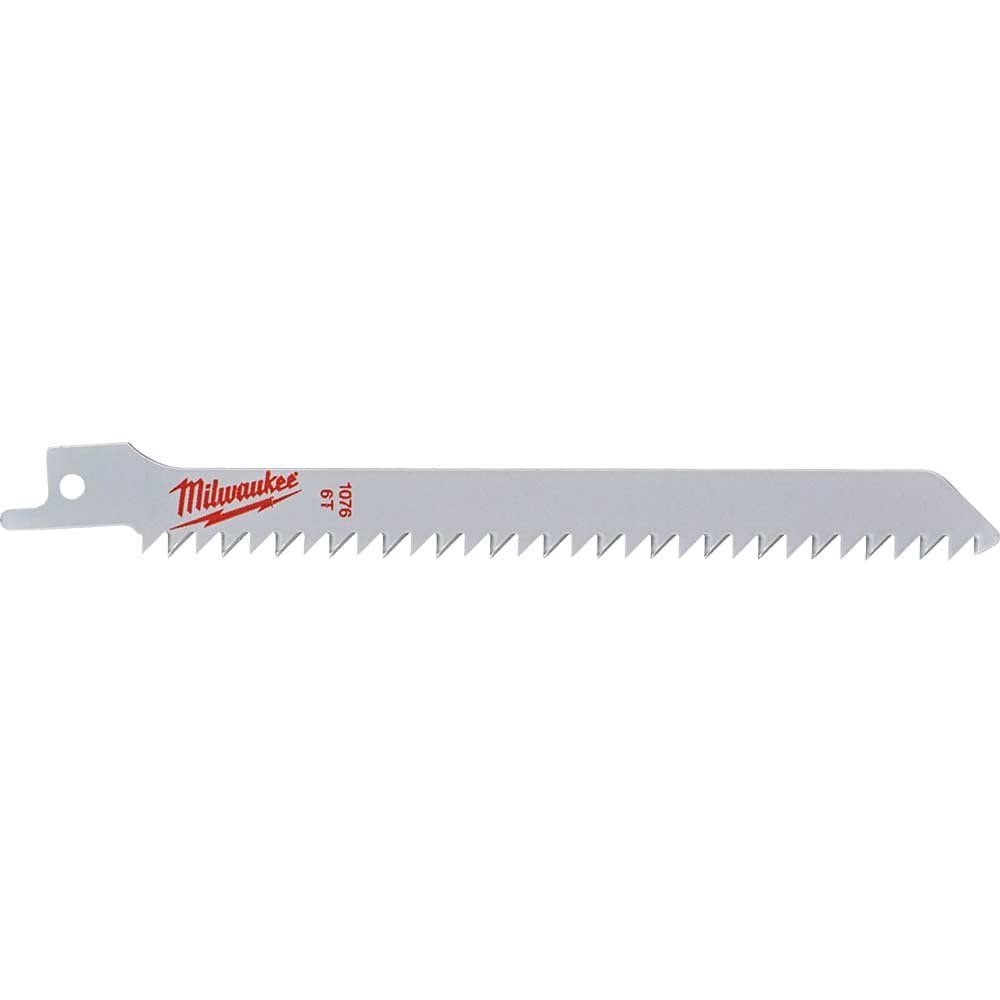 Milwaukee S744D Wood and Plastic Saw Blades 150mm Pack of 3 - Image 1