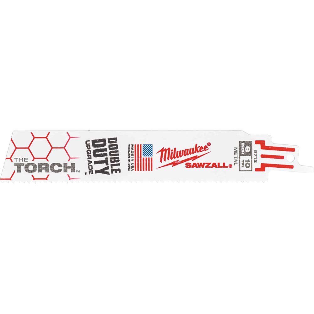 Milwaukee Heavy Duty TORCH Demolition Reciprocating Sabre Saw Blades 150mm Pack of 25 - Image 1