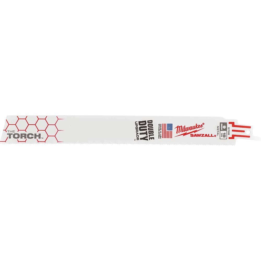 Milwaukee Heavy Duty TORCH Demolition Reciprocating Sabre Saw Blades 230mm Pack of 25 - Image 1