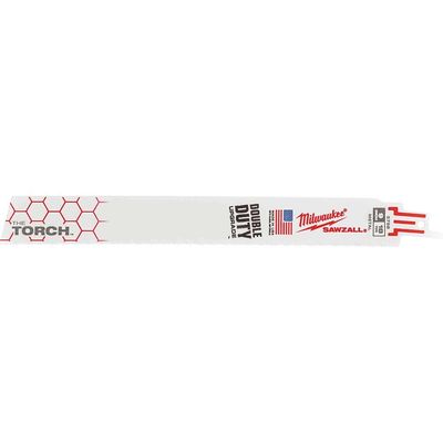 Milwaukee Heavy Duty TORCH Demolition Reciprocating Sabre Saw Blades 230mm Pack of 25