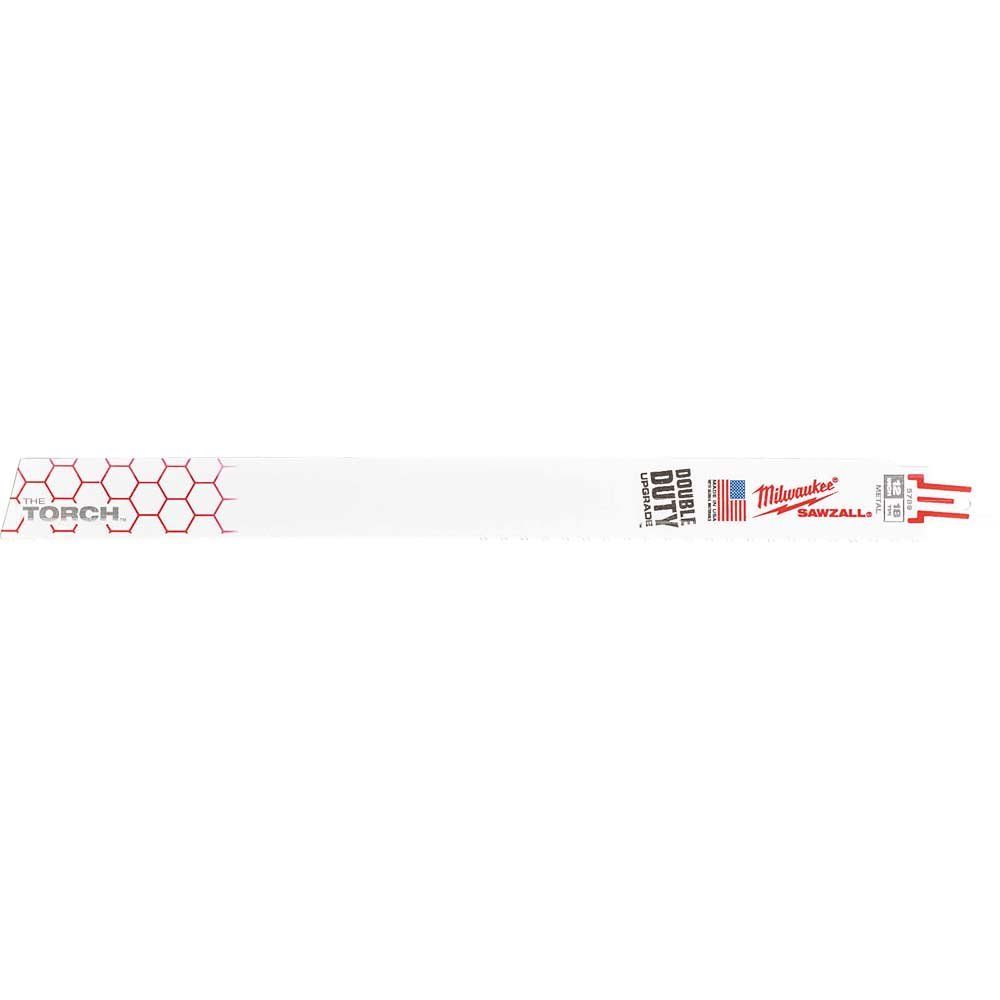 Milwaukee Heavy Duty TORCH Demolition Reciprocating Sabre Saw Blades 300mm Pack of 25 - Image 1