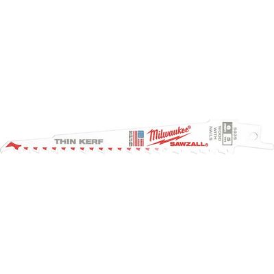 Milwaukee Fang Tip Demolition Reciprocating Sabre Saw Blades 150mm Pack of 5