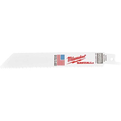 Milwaukee Wood / Metal / Plastic Universal Saw Blades 150mm Pack of 50