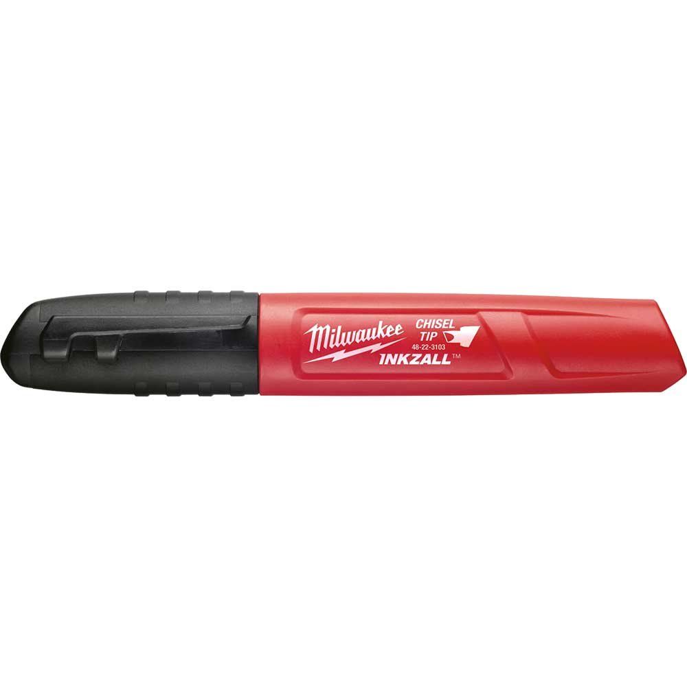 Milwaukee Inkzall Chisel Point Marker Black - Image 1