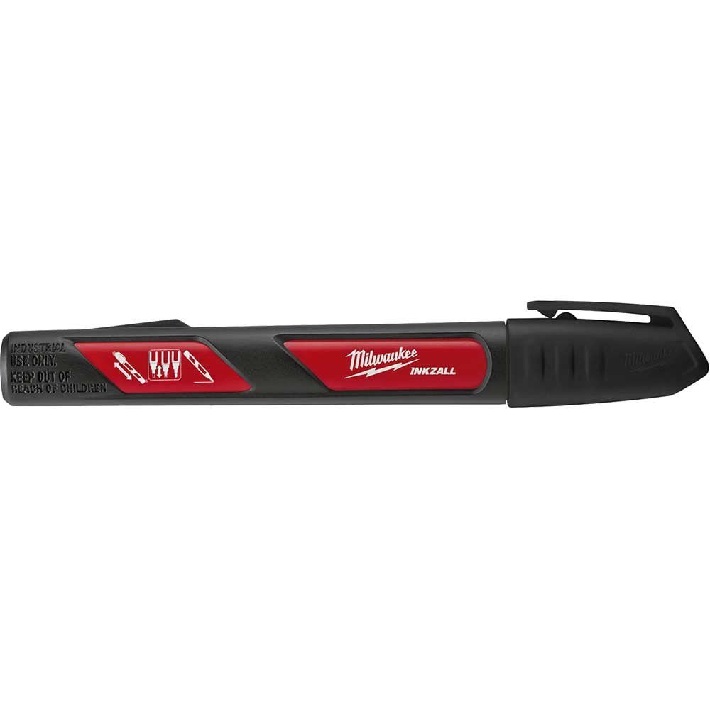 Milwaukee Inkzall Liquid Paint Marker Black - Image 1