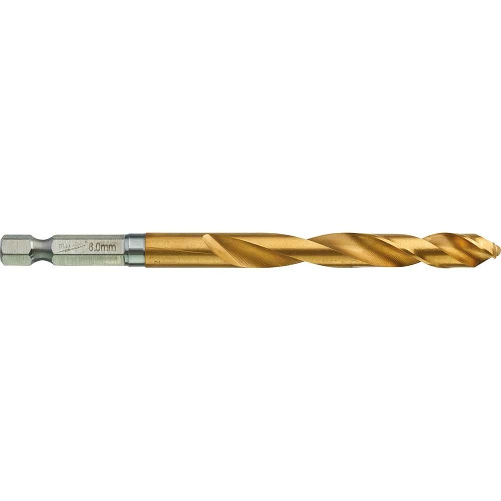 Milwaukee HSS-G Shockwave Drill Bit 8mm Pack of 1 - Image 1