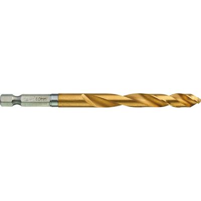 Milwaukee HSS-G Shockwave Drill Bit 8mm Pack of 1