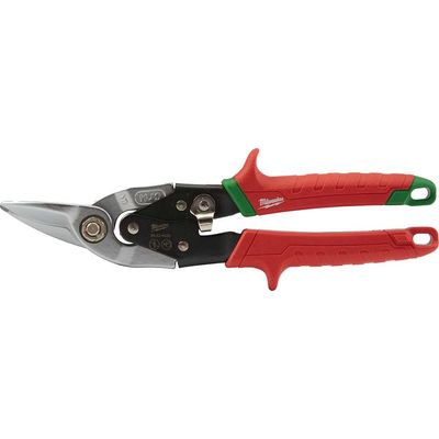 Milwaukee Metal Compound Aviation Snips Right Cut 250mm