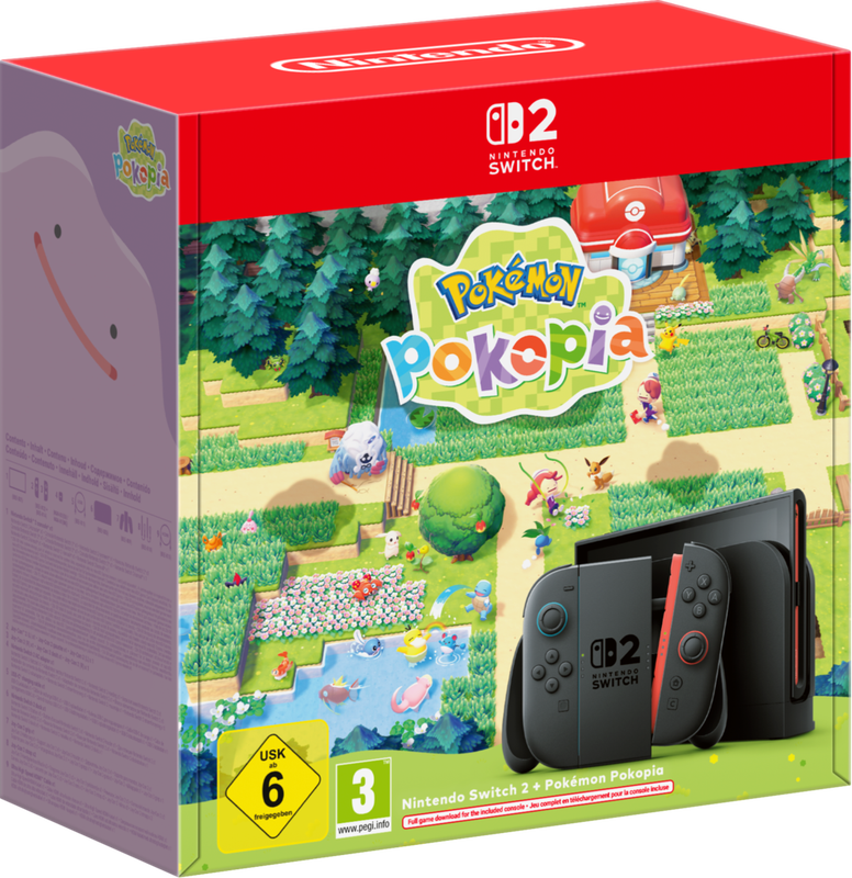 NINTENDO Switch 2 Pokemon Pokopia Bundle, Black - Image 1