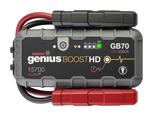 NOCO GB70 2000A 12V Boost HD Jump Starter - Grey & Black
