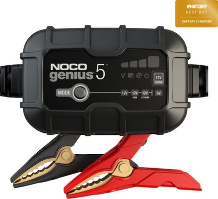 NOCO Genius 5 6V/12V 5A Smart Battery Charger - Black