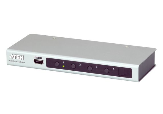 ATEN VS481B-AT-E HDMI Metal Black White 640 x 480 (VGA) 800 x 600 (SVGA) 1280 x 1024 (SXGA) 1280 x 720 (HD 720) 1600 x 1200 (UXGA)... 480p 720p 1080p 2160p 5 V - Thumbnail 2