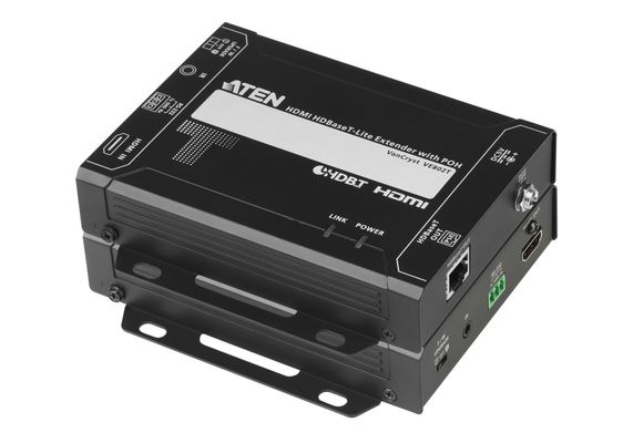 ATEN VE802-AT-E AV extender AV transmitter & receiver Black