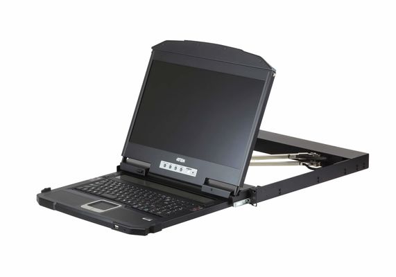 ATEN CL3800NW rack console 47 cm (18.5") 1920 x 1080 pixels Metal Plastic Black